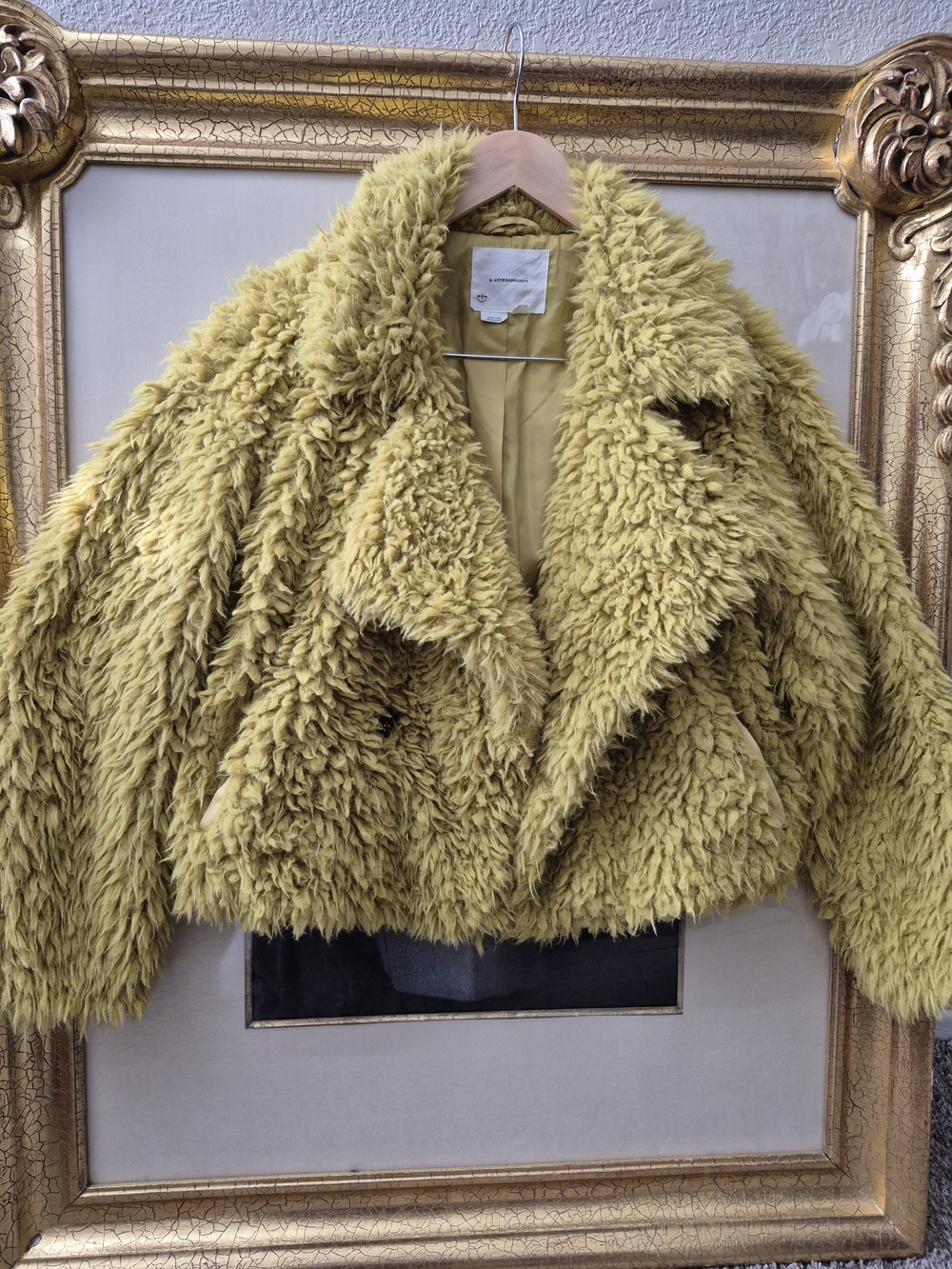 💕Anthropologie Faux Fur Jacket Size XS💕